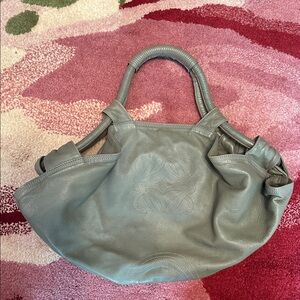 Loewe Gray Leather Handbag